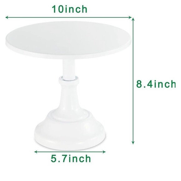 New in box 10” Metal Cake Holder Stand For Wedding Reception Birthday Parties - Picture 2 of 12